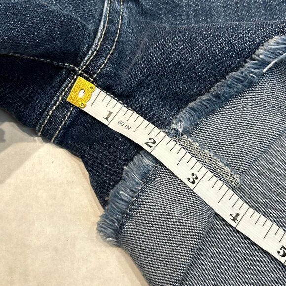 KanCan Denim Shorts Cuff Cut offs Sz Large Stretch 3.5" Inseam - Picture 7 of 7